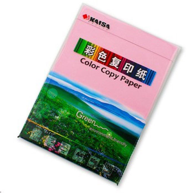 金丝雀 A4 彩色复印纸 80g 粉色 100张