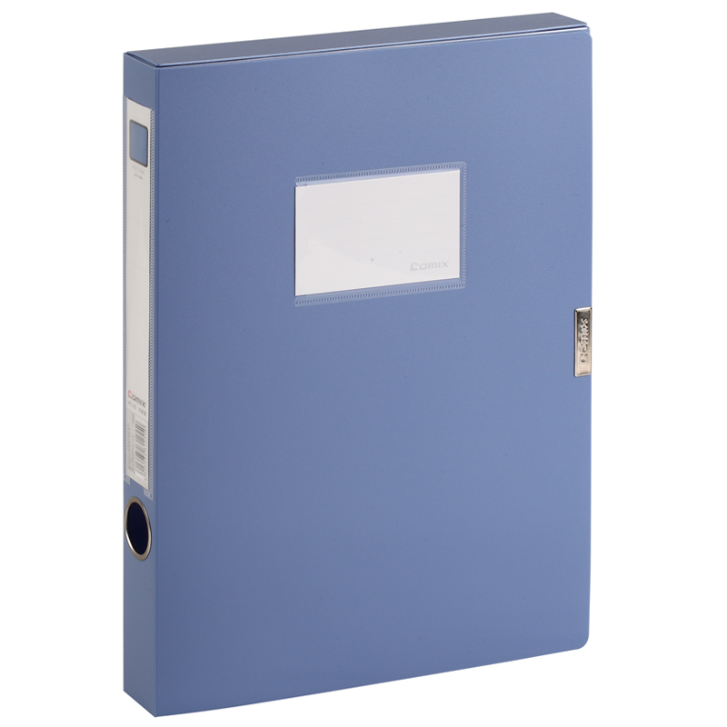 齐心 HC-35 标准型 1.5寸档案盒 35mm 蓝色