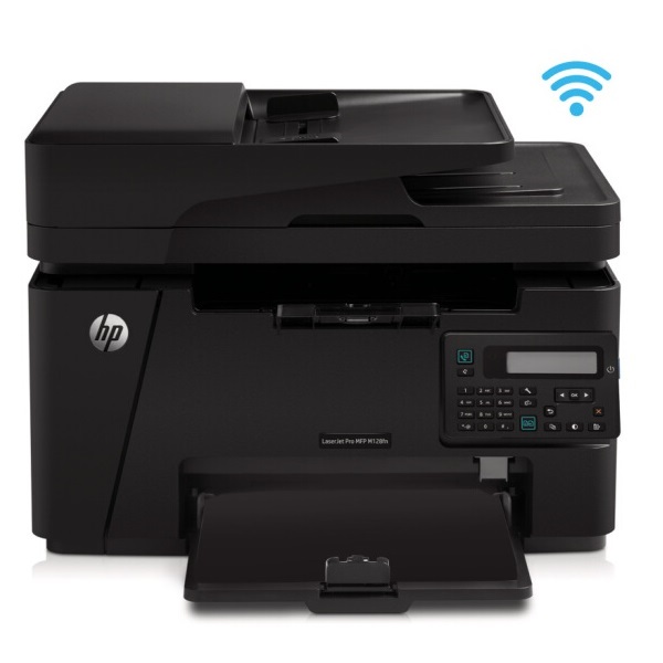 惠普（HP）M128fn 黑白激光一体机 A4 四合一（打印 复印 扫描 传真） 无线打印 网络打印