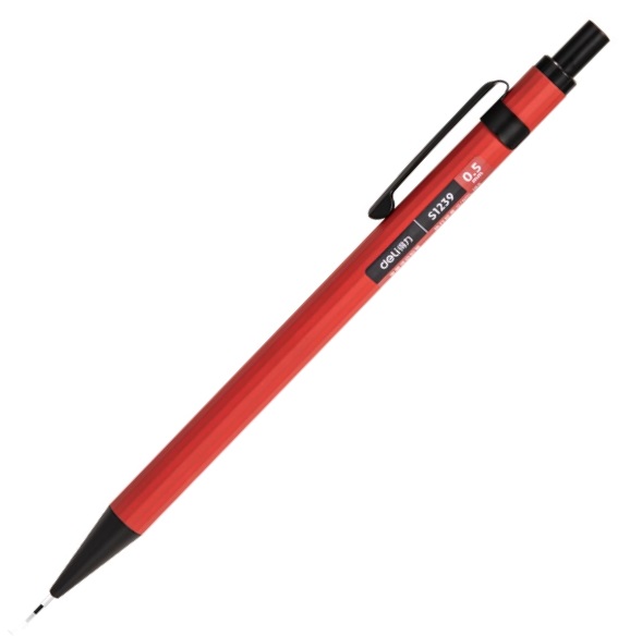 得力 S1239 炫彩系列 金属自动铅笔 0.5mm